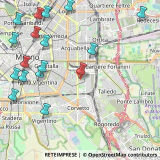 Mappa Via Monte Velino, 20137 Milano MI, Italia (3.07)