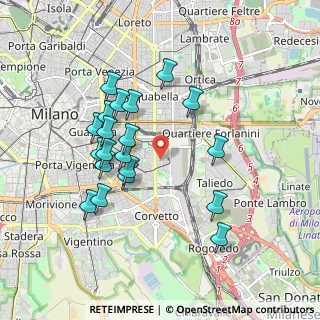 Mappa Via Monte Velino, 20137 Milano MI, Italia (1.726)