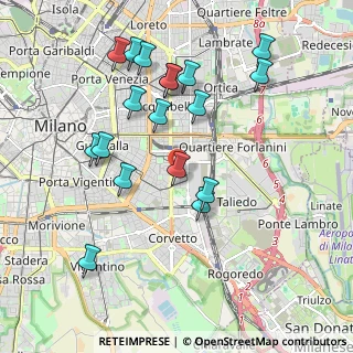 Mappa Via Monte Velino, 20137 Milano MI, Italia (1.995)