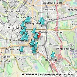 Mappa Via Monte Velino, 20137 Milano MI, Italia (1.644)