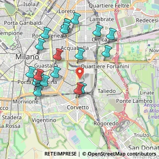 Mappa Via Monte Velino, 20137 Milano MI, Italia (2.139)