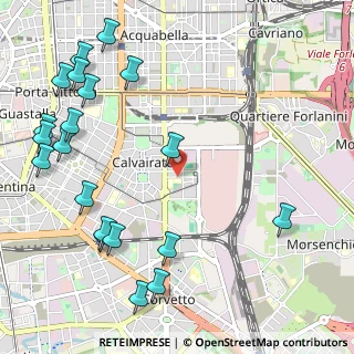 Mappa Via Monte Velino, 20137 Milano MI, Italia (1.4285)