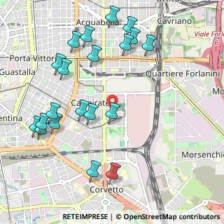 Mappa Via Monte Velino, 20137 Milano MI, Italia (1.1985)