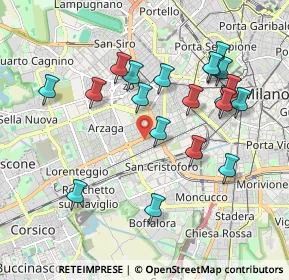 Mappa Via Lorenteggio, 20123 Milano MI, Italia (1.9295)