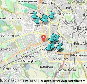 Mappa Via Lorenteggio, 20123 Milano MI, Italia (1.38692)