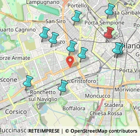 Mappa Via Lorenteggio, 20123 Milano MI, Italia (2.06)