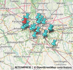 Mappa Via Lorenteggio, 20123 Milano MI, Italia (9.8745)