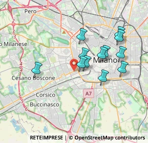 Mappa Via Lorenteggio, 20123 Milano MI, Italia (3.25083)