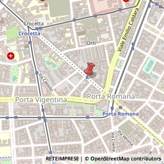 Mappa Corso di Porta Romana, 124, 20122 Milano, Milano (Lombardia)