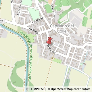 Mappa Via Marina, 46, 25020 Capriano del Colle, Brescia (Lombardia)