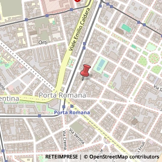 Mappa Via Carlo Botta,  8, 20135 Milano, Milano (Lombardia)