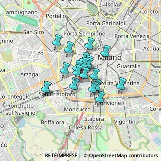 Mappa Piazzale Stazione Porta Genova, 20144 Milano MI, Italia (1.1025)