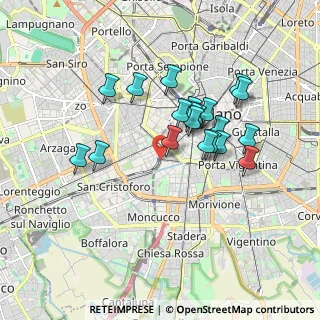 Mappa Piazzale Stazione Porta Genova, 20144 Milano MI, Italia (1.549)