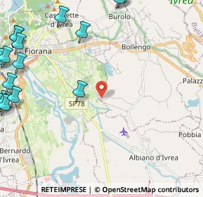 Mappa Via della Fornace, 10015 Ivrea TO, Italia (3.49412)