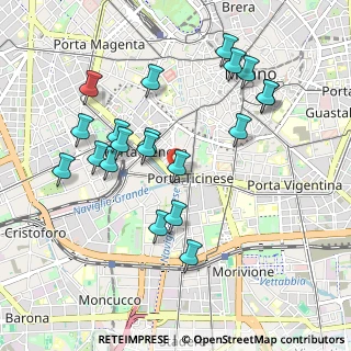 Mappa Via Pietro Panzeri, 20123 Milano MI, Italia (0.9875)