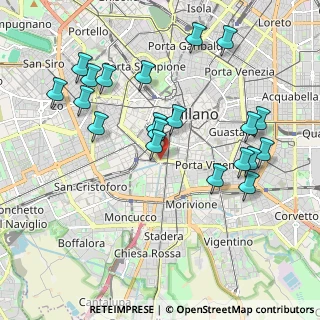 Mappa Via Pietro Panzeri, 20123 Milano MI, Italia (2.0825)