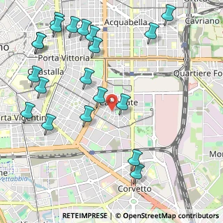 Mappa Via Farsaglia, 20137 Milano MI, Italia (1.336)