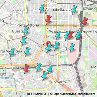 Mappa Via Farsaglia, 20137 Milano MI, Italia (1.1585)