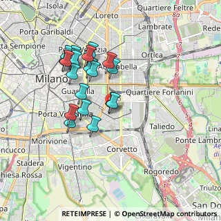Mappa Via Farsaglia, 20137 Milano MI, Italia (1.6465)