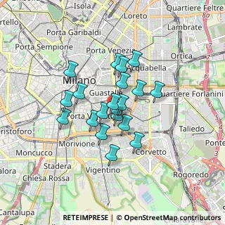 Mappa Via Serviliano Lattuada, 20135 Milano MI, Italia (1.221)