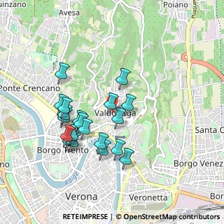 Mappa Via Mario Morgantini, 37128 Verona VR, Italia (0.858)