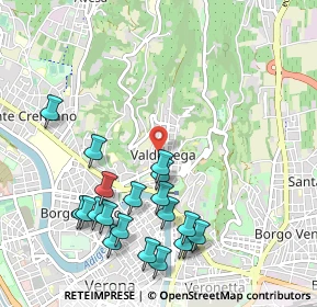 Mappa Via Mario Morgantini, 37128 Verona VR, Italia (1.133)