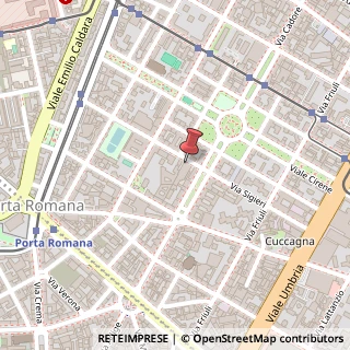 Mappa Via Pier Lombardo, 26, 20135 Milano, Milano (Lombardia)