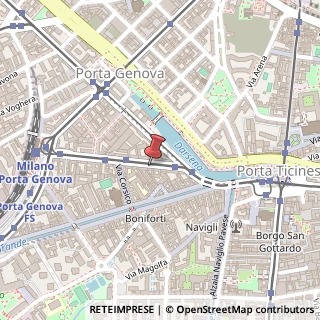 Mappa Via Vigevano, 11, 29100 Milano, Milano (Lombardia)