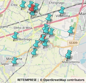 Mappa Borgo Giacomo Matteotti, 30034 Mira VE, Italia (2.0615)