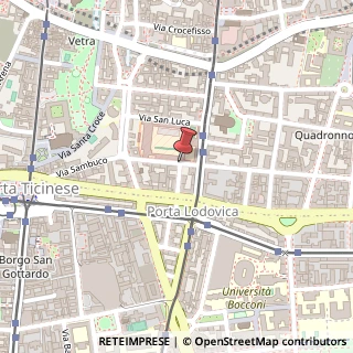 Mappa Via Gerolamo Borgazzi,  2, 20122 Milano, Milano (Lombardia)