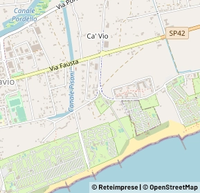 Mappa Via thaon di revel paolo, 30013 Cavallino Treporti VE, Italia (0.452)