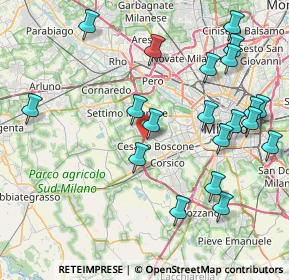 Mappa Via dei Salici, 20152 Cesano Boscone MI, Italia (9.3635)