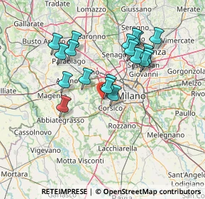 Mappa Via dei Salici, 20152 Cesano Boscone MI, Italia (13.07211)