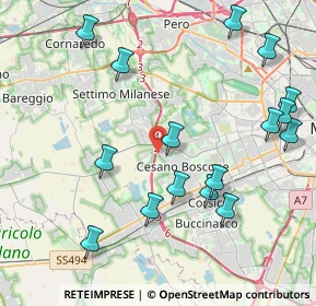 Mappa Via dei Salici, 20152 Cesano Boscone MI, Italia (4.71875)