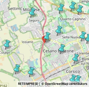 Mappa Via dei Salici, 20152 Cesano Boscone MI, Italia (3.09)