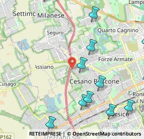 Mappa Via dei Salici, 20152 Cesano Boscone MI, Italia (2.78833)