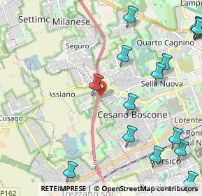 Mappa Via dei Salici, 20152 Cesano Boscone MI, Italia (3.02)