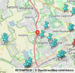 Mappa Via dei Salici, 20152 Cesano Boscone MI, Italia (2.9795)