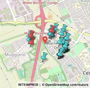 Mappa Via dei Salici, 20152 Cesano Boscone MI, Italia (0.34667)