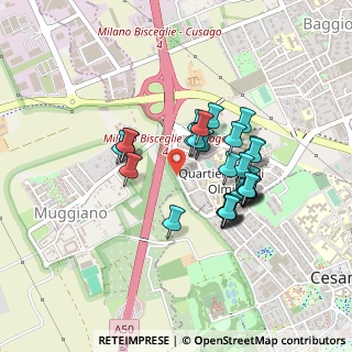 Mappa Via dei Salici, 20152 Cesano Boscone MI, Italia (0.34483)