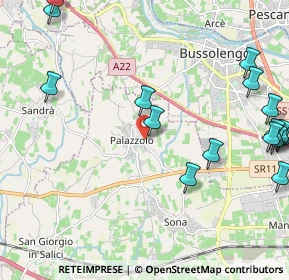 Mappa Via S. Vittore, 37060 Sona VR, Italia (2.87063)