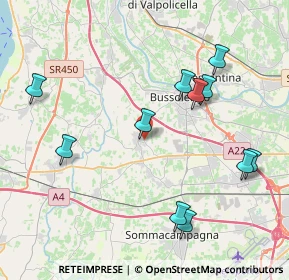 Mappa Via S. Vittore, 37060 Sona VR, Italia (4.37818)