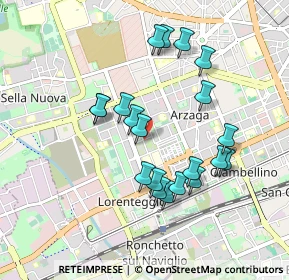 Mappa Via degli Astri, 20147 Milano MI, Italia (0.8505)