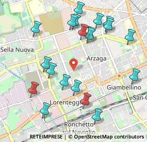 Mappa Via degli Astri, 20147 Milano MI, Italia (1.1295)