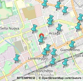 Mappa Via degli Astri, 20147 Milano MI, Italia (1.19778)