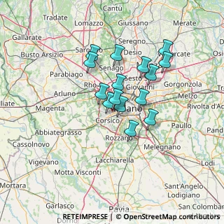Mappa Via delle Genziane, 20147 Milano MI, Italia (10.40067)