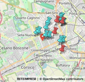 Mappa Via degli Astri, 20147 Milano MI, Italia (1.49563)