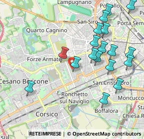 Mappa Via degli Astri, 20147 Milano MI, Italia (2.17944)