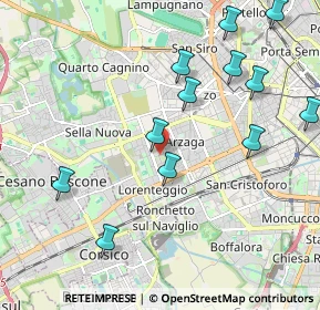 Mappa Via degli Astri, 20147 Milano MI, Italia (2.28333)