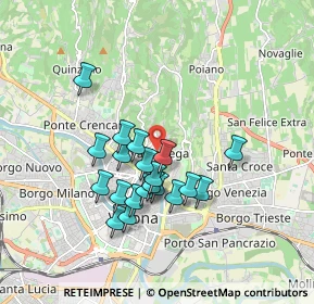 Mappa Via Mario Morgantini, 37128 Verona VR, Italia (1.505)